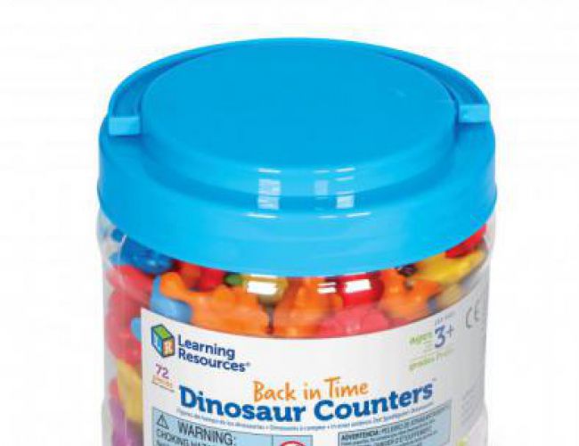 LEARNING RESOURCES - BACK IN TIME DINOSAUR COUNTERS