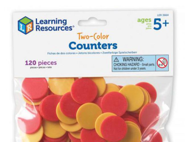LEARNING RESOURCES - TWO-COLOR COUNTERS (120 PIECES)