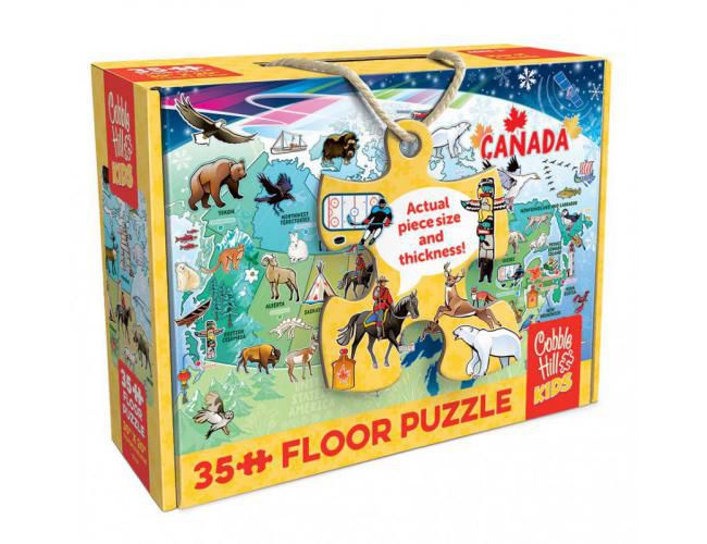 MAP OF CANADA FLOOR PUZZLE (35 PCS)