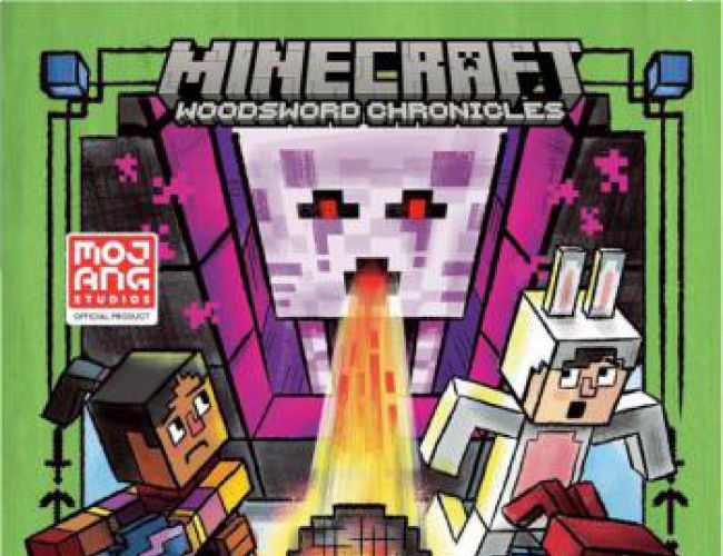 MINECRAFT WOODSWORD CHRONICLES BOOK 4 - GHAST IN THE MACHINE!