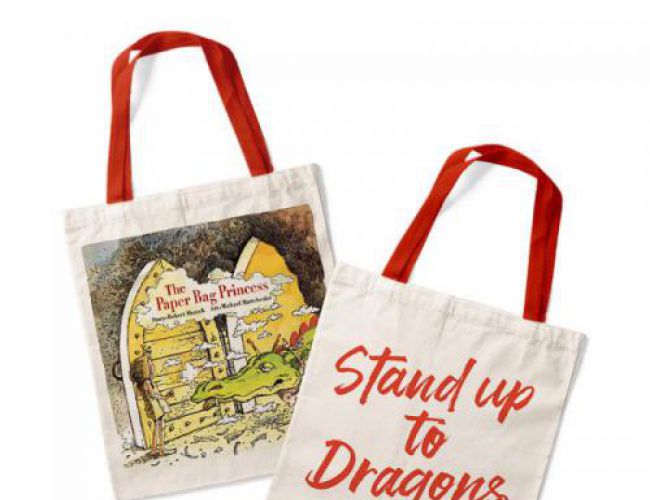 PAPER BAG PRINCESS TOTE BAG