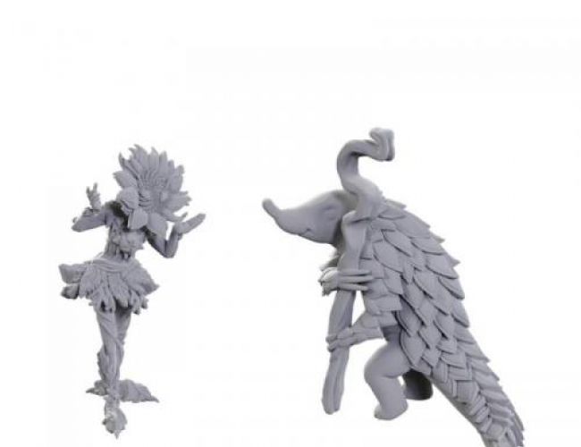 UNPAINTED MINIS: SUNFLOWER LESHY & FRUIT LESHY
