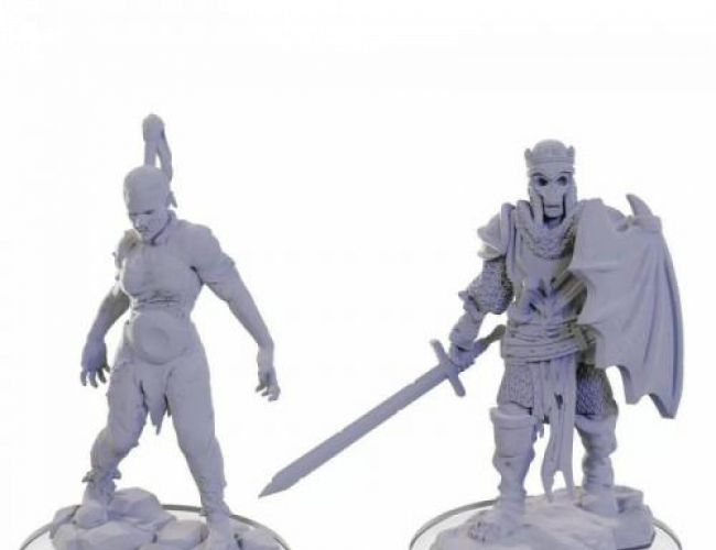 UNPAINTED MINIS: ZOMBIE & CHAMPION