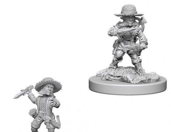 UNPAINTED MINIS: MALE HALFLING ROGUE