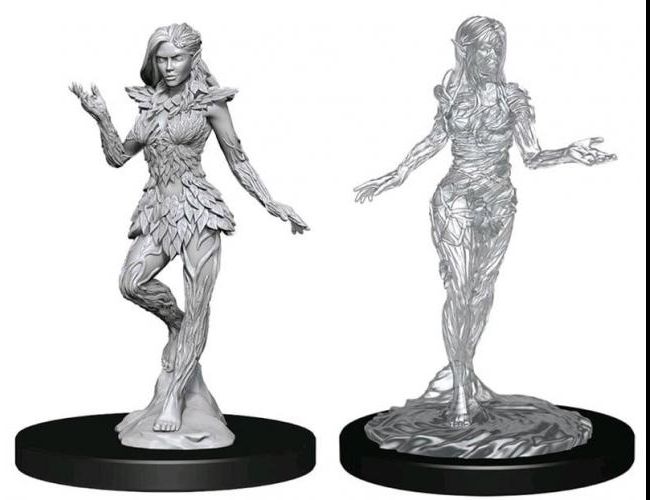 UNPAINTED MINIS: NYMPH & DRYAD