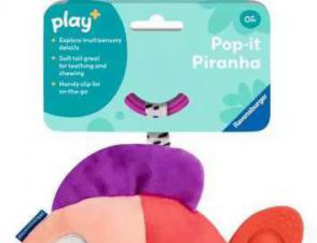 PLAY+ POP-IT PIRANHA RED