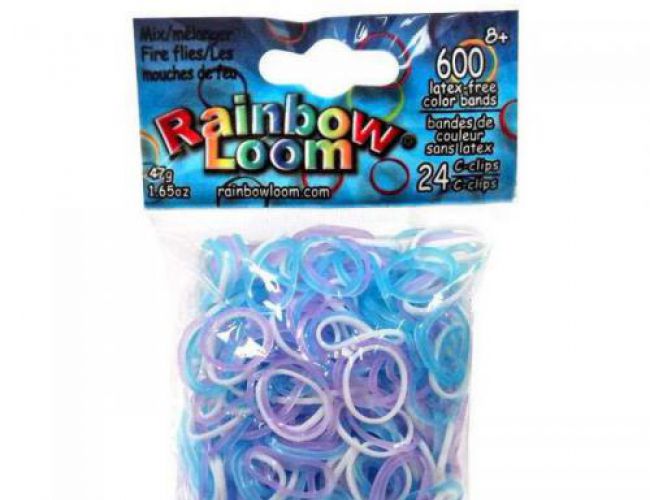 RAINBOW LOOM BANDS - FIREFLIES