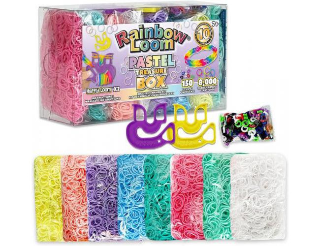 RAINBOW LOOM TREASURE BOX PASTEL