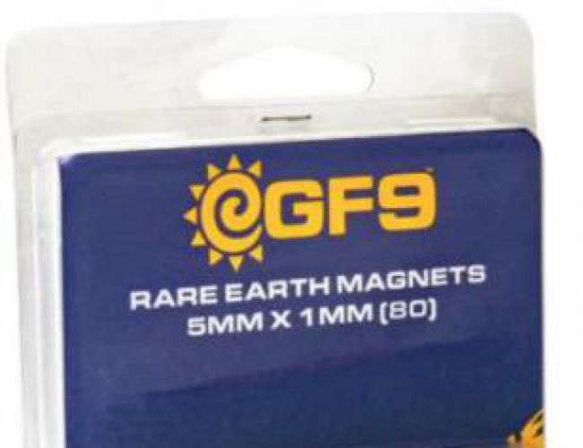 RARE EARTH MAGNETS 55mm x 1mm (80 ct)