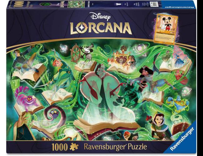 RAVENSBURGER 1000 PCS GLIMMERS OF THE REALM: EMERALD (LORCANA)