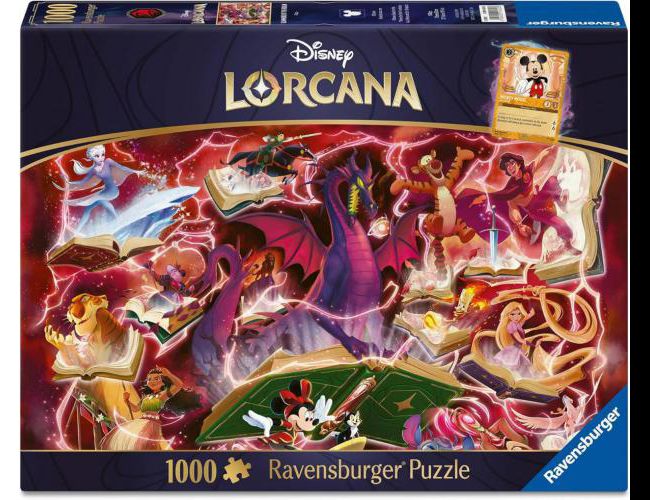 RAVENSBURGER 1000 PCS GLIMMERS OF THE REALM: RUBY (LORCANA)
