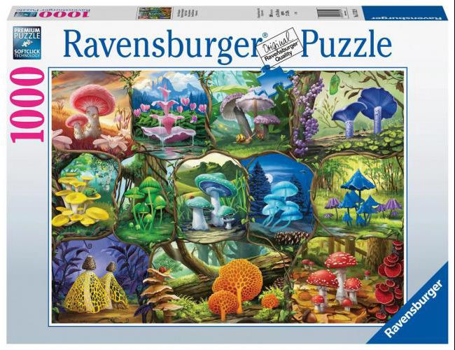 RAVENSBURGER 1000 PCS BEAUTIFUL MUSHROOMS