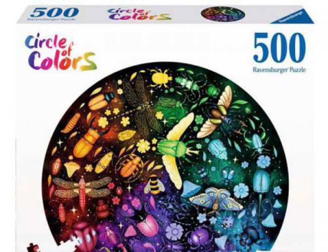 RAVENSBURGER 500 PCS CIRCLE OF COLOURS INSECTS