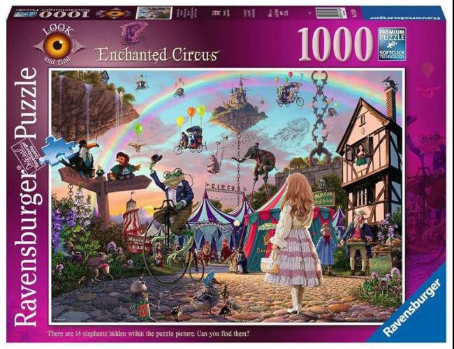 RAVENSBURGER 1000 PCS LOOK AND FIND ENCHANTED CIRCUS