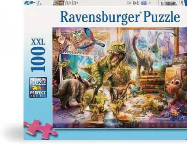 RAVENSBURGER 100 PCS XXL DINOSAUR ESCAPE