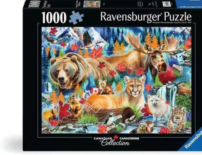 RAVENSBURGER 1000 PCS WILD CANADA