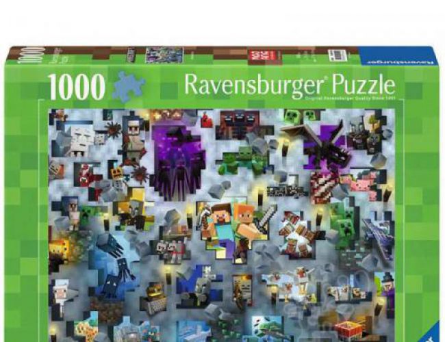 RAVENSBURGER 1000 PCS MINECRAFT MOBS