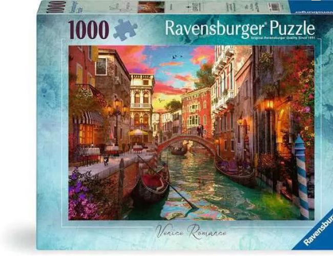 RAVENSBURGER 1000 PCS VENICE ROMANCE