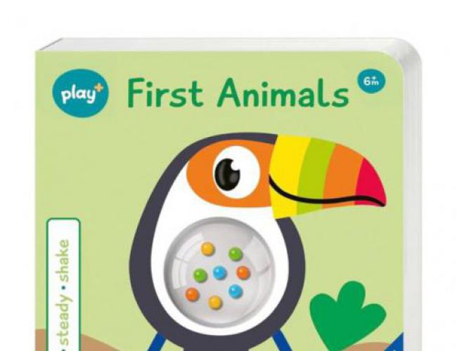 READY, STEADY, SHAKE BOOK - FIRST ANIMALS