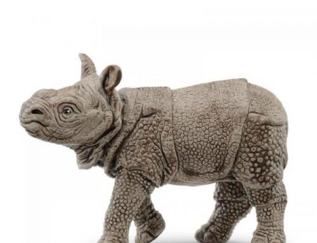 SCHLEICH INDIAN RHINOCEROS BABY