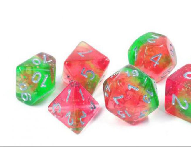 SD GLOW-IN-THE-DARK 7-DIE SET - LOTUS GLOWWORM