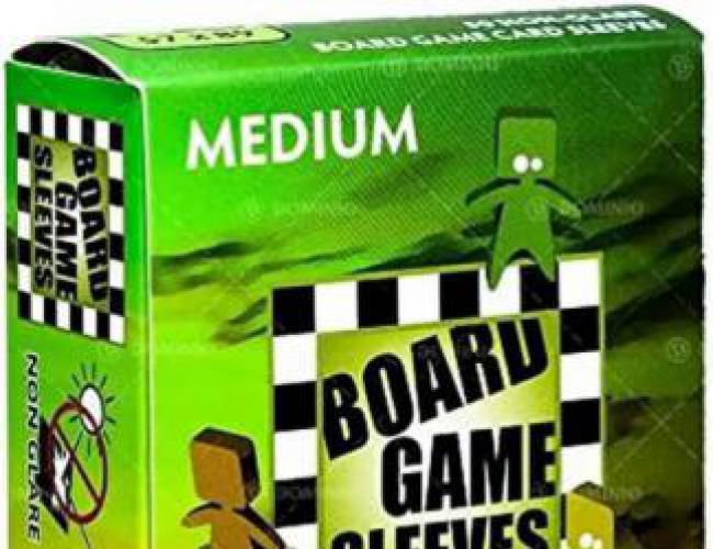 SLEEVES: BOARD GAME MEDIUM (NON-GLARE) (50)