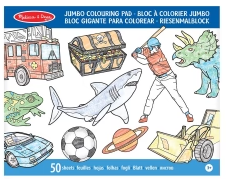 JUMBO COLORING PAD - BLUE