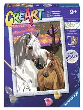 CREART - SUNSET HORSES