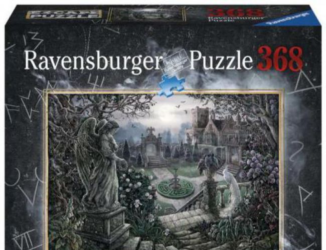 RAVENSBURGER ESCAPE PUZZLE 368PC - MIDNIGHT IN THE GARDEN