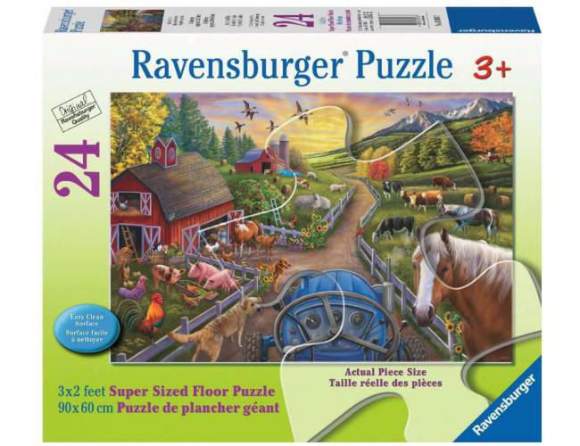 RAVENSBURGER 24 PCS MY FIRST FARM SUPER SIZED FLOOR PUZZLE