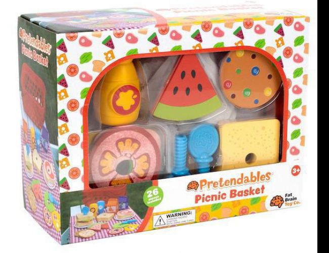 PRETENDABLES - PICNIC BASKET (MSRP $49.99)