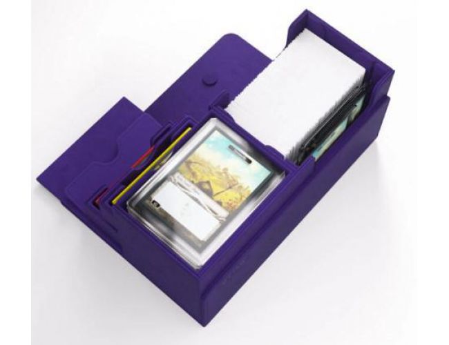 GAMEGENIC DECK BOX: THE ACADEMIC 133+ XL PURPLE/PURPLE