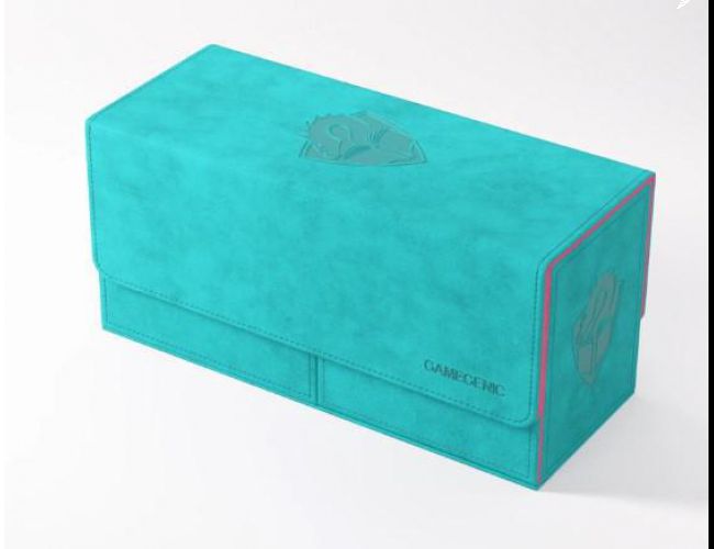 GAMEGENIC DECK BOX - THE ACADEMIC XL TEAL/PINK (133+)