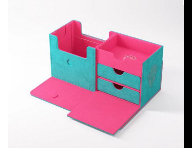 GAMEGENIC DECK BOX: THE ACADEMIC 133+ XL TEAL/PINK