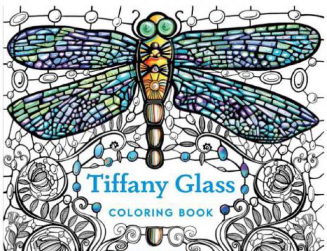 TIFFANY GLASS COLORING BOOK