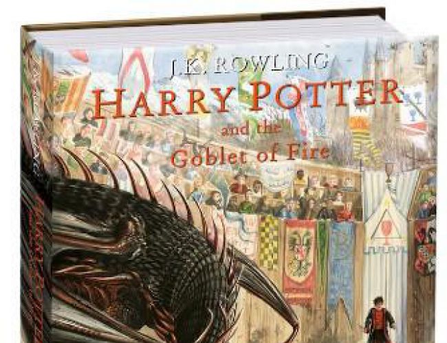 HARRY POTTER AND THE GOBLET OF FIRE by J.K. ROWLING ILLUSTRATED