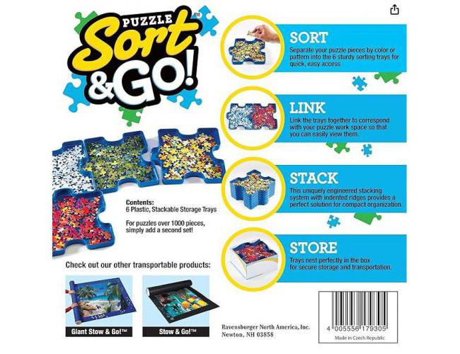 SORT AND GO PUZZLE TRAY