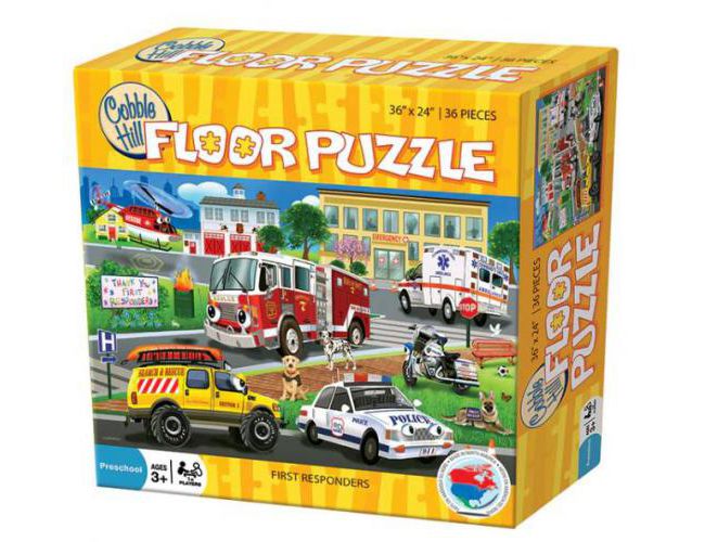 FLOOR PUZZLE - FIRST RESPONDERS