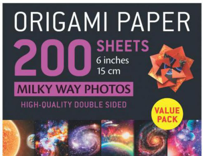 ORIGAMI PAPER 200 SHEETS - MILKY WAY  PHOTOS