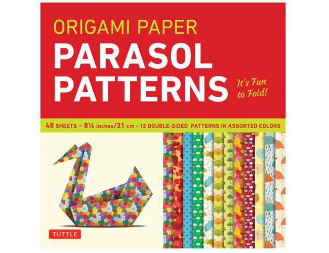 ORIGAMI PAPER 48 81/2 INCH SHEETS - PARASOL PATTERNS