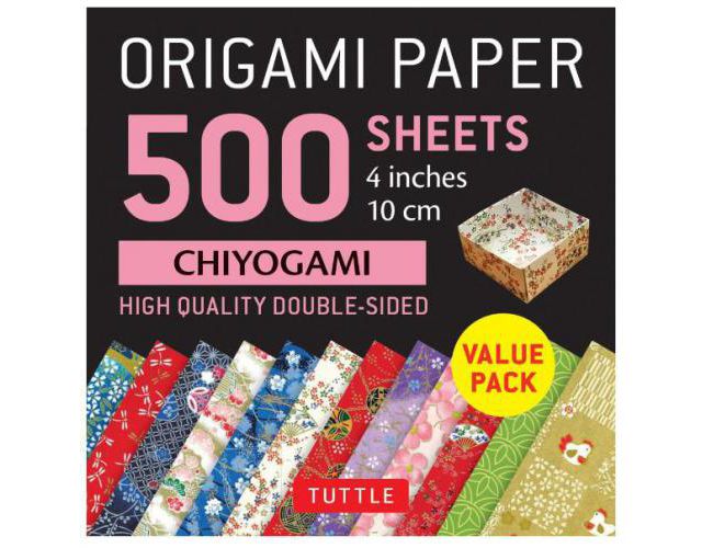 ORIGAMI PAPER 500 SHEETS - CHIYOGAMI PATTERNS