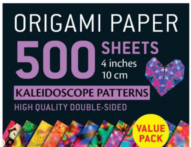 ORIGAMI PAPER 500 SHEETS - KALEIDOSCOPE PATTERNS