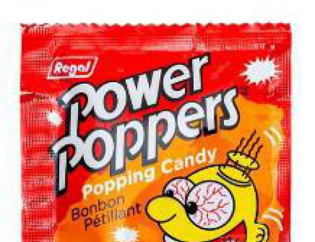 POWER POPPERS ASSORTED: POPPING CANDY (STRAWBERRY, APPLE, GRAPE)