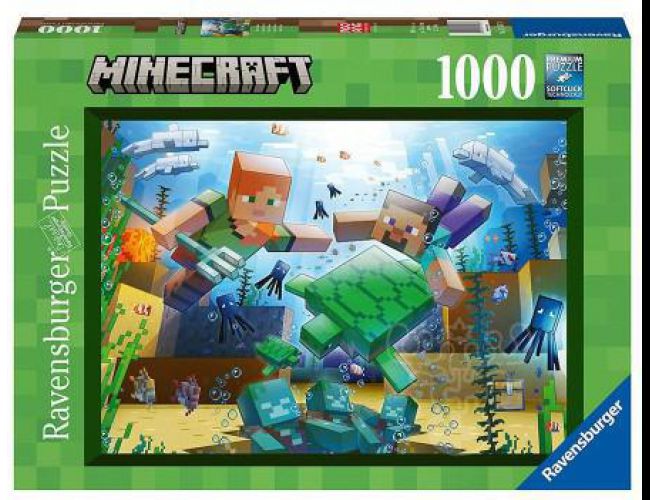 MINECRAFT MOSAIC 1000PC PUZZLE