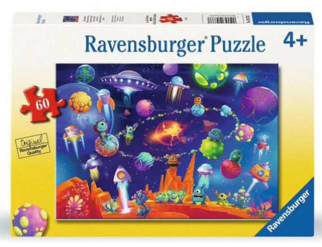 RAVENSBURGER 60 PC PUZZLE - SPACE ALIENS