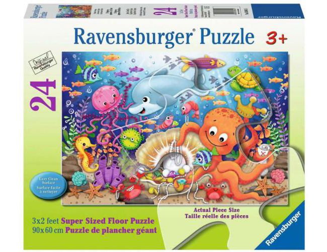 RAVENSBURGER FLOOR PUZZLE 24PC - FISHIE'S FORTUNE