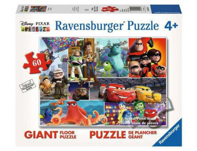 RAVENSBURGER PUZZLE - 60 PCS - FLOOR PUZZLE - PIXAR FRIENDS