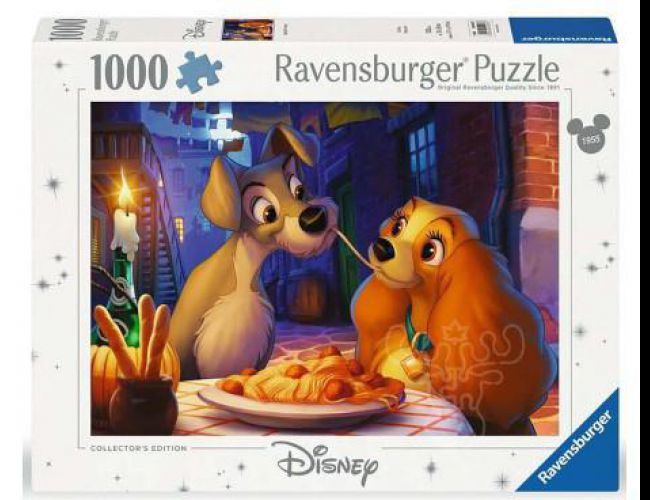 RAVENSBURGER PUZZLE 1000 DISNEY LADY & THE TRAMP