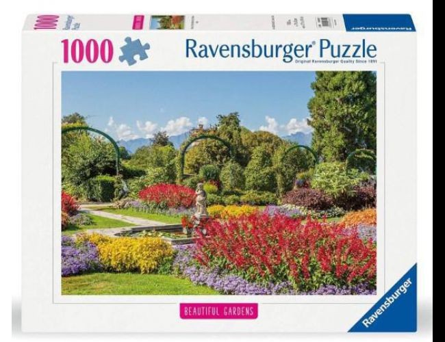 RAVENSBURGER PUZZLE 1000: PARK OF VILLA PALLAVICINO - CLEARANCE (WAS $27.99)