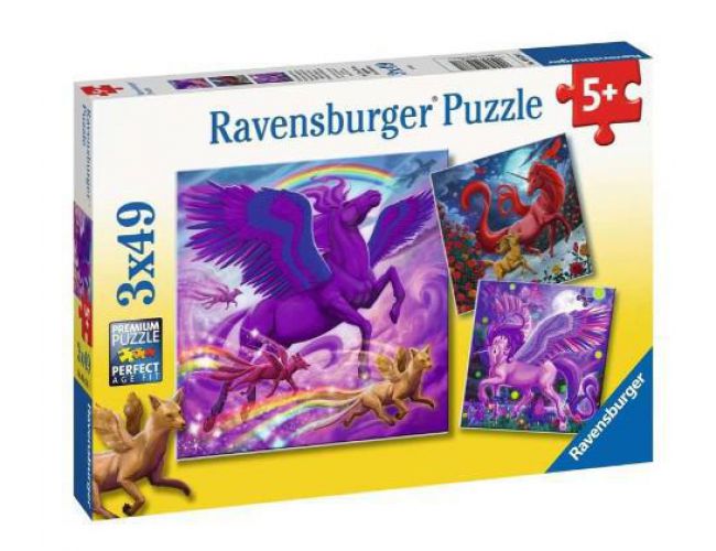 RAVENSBURGER PUZZLE 3X49 PCS MYTHICAL MAJESTY